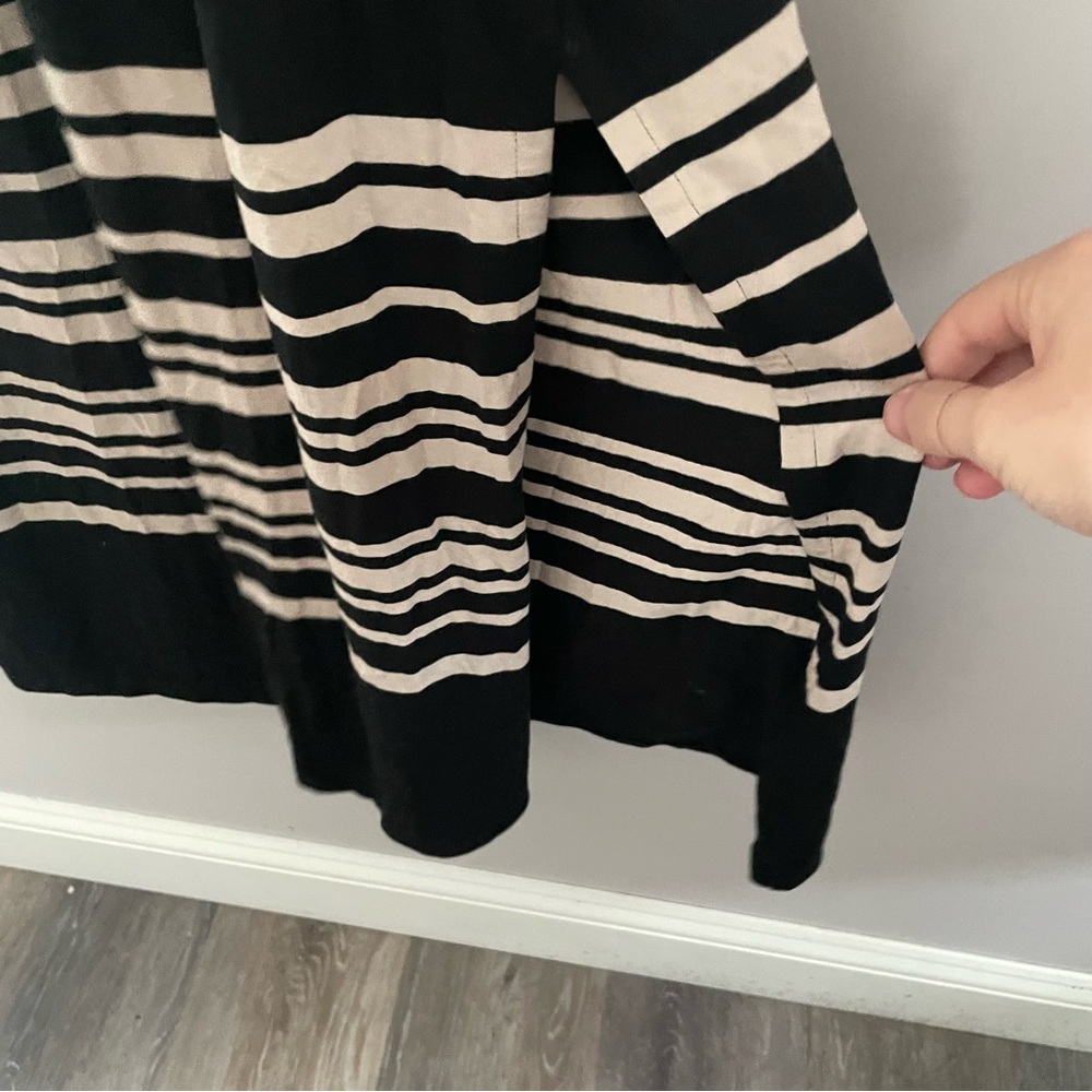 GARNET HILL Black Cap Sleeve Maxi Dress XS - Picture 6 of 8